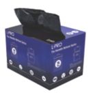 L-PRO  Black Tie Handle Refuse Sacks/Bin Liners in Dispenser Box 100Ltr 75 Pack