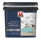 V33 750ml Grey Blue Satin Acrylic Multi Surface Paint