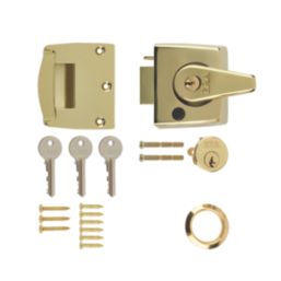ERA 183-31  Double Locking Night Latch  Brass 40mm Backset