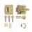 ERA 183-31  Double Locking Night Latch  Brass 40mm Backset
