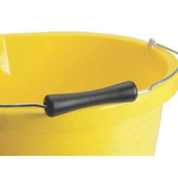 Red Gorilla  Polyethylene Bucket Yellow 15Ltr