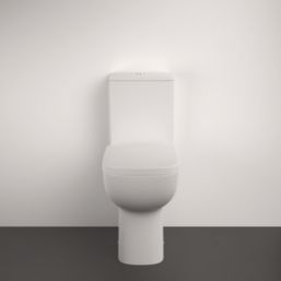 Ideal Standard i.life A Soft-Close with Quick-Release Toilet Seat & Cover Duraplast White