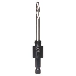 Pilot Drill 9mm Drill Bit Screwfix Starrett A1E Hex Shank Multi-Material  Arbor With 92mm Pilot Drill