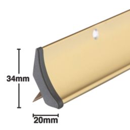 Stormguard Rain Deflector Gold Anodised 914mm