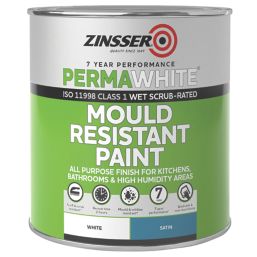 Zinsser Self-Priming Paint Satin White 1Ltr