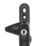 Mila RM Cockspur Right-Handed Window Handle Black