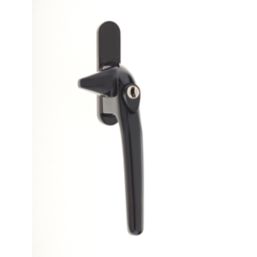 Mila RM Cockspur Right-Handed Window Handle Black