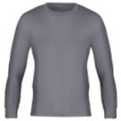 Workforce WFU2600 Long Sleeve Thermal T-Shirt Base Grey X Large 39-41" Chest