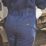 Site Betoia Womens Stretch Coveralls Blue Size 14 28" L
