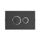 Fluidmaster  Dual-Flush Pneumatic Plate Matt Black