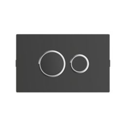 Fluidmaster  Dual-Flush Pneumatic Plate Matt Black