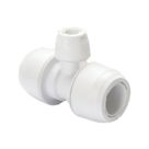 Hep2O  Plastic Push-Fit Reducing Keyless Tee 22mm x 22mm x 10mm