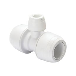 Hep2O  Plastic Push-Fit Reducing Keyless Tee 22mm x 22mm x 10mm