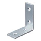 Essentials Angle Bracket Silver 50mm x 50mm x 20mm