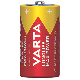 Varta Longlife Max Power C Alkaline Batteries 2 Pack