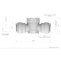 JG Speedfit 15ESOTP Emergency Shut Off Tap 15mm