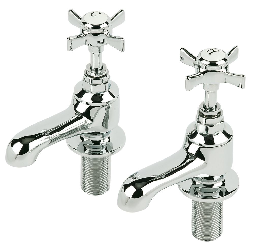 Swirl Edwardian Bath Taps 3/4" Screwfix
