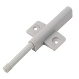 Essentials Bumper Push Latches Grey 84mm x 45mm 5 Pack