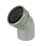 FloPlast  Push-Fit 135° Single Socket Bend Grey 110mm