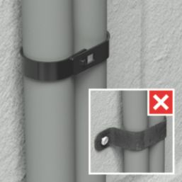 D-Line Safe-D Fire Rated Single Stag Clips 6-8mm² Silver 50 Pack