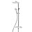 Triton Velino HP Rear-Fed Exposed Chrome Thermostatic Diverter Mixer Shower