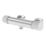 Swirl Gallen Exposed Single Outlet Thermostatic Chrome Shower Mixer