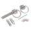 GateMate Ring Gate Latch Silver 150mm