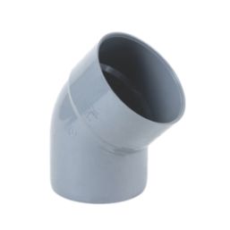 FloPlast  Solvent Weld 135° Single Socket Bottom Offset Bend Grey 110mm