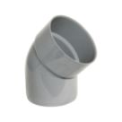 FloPlast  Solvent Weld 135° Single Socket Bottom Offset Bend Grey 110mm