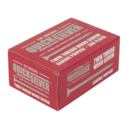Quicksilver  PZ Double-Countersunk Thread Cutting Woodscrews 8ga x 3/4" 200 Pack