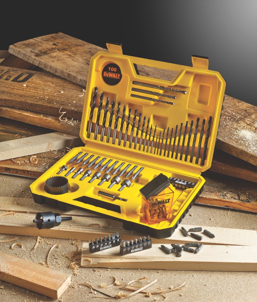 Wood drill discount bit set screwfix