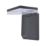Lutec Moze Outdoor LED Solar Wall Light With PIR Sensor Black  1000lm