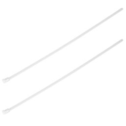 Essentials Non Fire Rated Easy Release Cable Ties Natural 30cm x 0.45cm 100 Pack