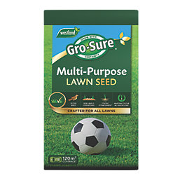 Westland Gro-Sure Multipurpose Lawn Seed 120m² 3.6kg