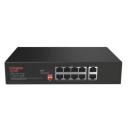 Labgear 60053PI/S 8 Port PoE 10/100/1000Mbps Unmanaged Switch Black