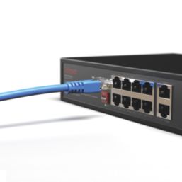 Labgear 60053PI/S 8 Port PoE 10/100/1000Mbps Unmanaged Switch Black