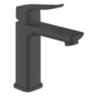 Grohe Dice Matt Black 204mm Standard Lever Mono Basin Mixer Tap  With Clicker Waste