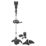 Webb Eco X-Series WEV20X2BCB4X 40V 2 x 4.0Ah Li-Ion  Brushless Cordless Grass Trimmer/Brush Cutter