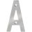 Eclipse Door Letter A Polished Stainless Steel 100mm