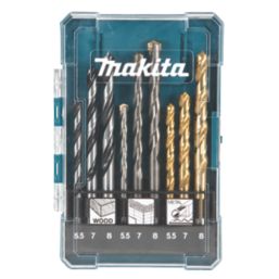 Makita  Multi-Material Drill Bit Set 9 Pieces