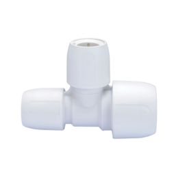 Hep2O  Plastic Push-Fit Reducing Tee 22mm x 15mm x 15mm