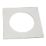 Manrose Round Pipe Wall Plate White 100mm
