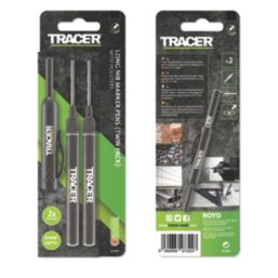 TRACER  Extra Fine Tip Black Permanent Marker 2 Pack