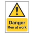 Essentials  "Danger Men At Work" Sign 400mm x 300mm