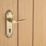 Designer Levers Kennington Fire Rated Lever Lock Door Handle Pair Antique Brass
