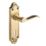 Designer Levers Kennington Fire Rated Lever Lock Door Handle Pair Antique Brass