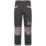 JCB Trade Plus Rip-Stop Work Trousers Black/Grey 32" W 32" L
