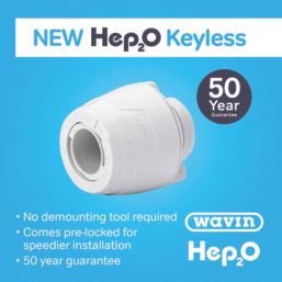 Hep2O  Plastic Push-Fit Keyless Stop End 10mm