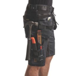 Blaklader Denim Stretch Shorts Navy/Black 40" W