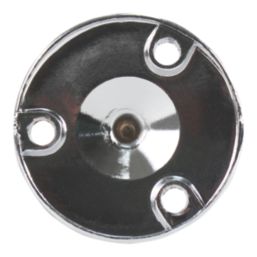 Essentials Rail Centre Bracket Polished Chrome 25mm